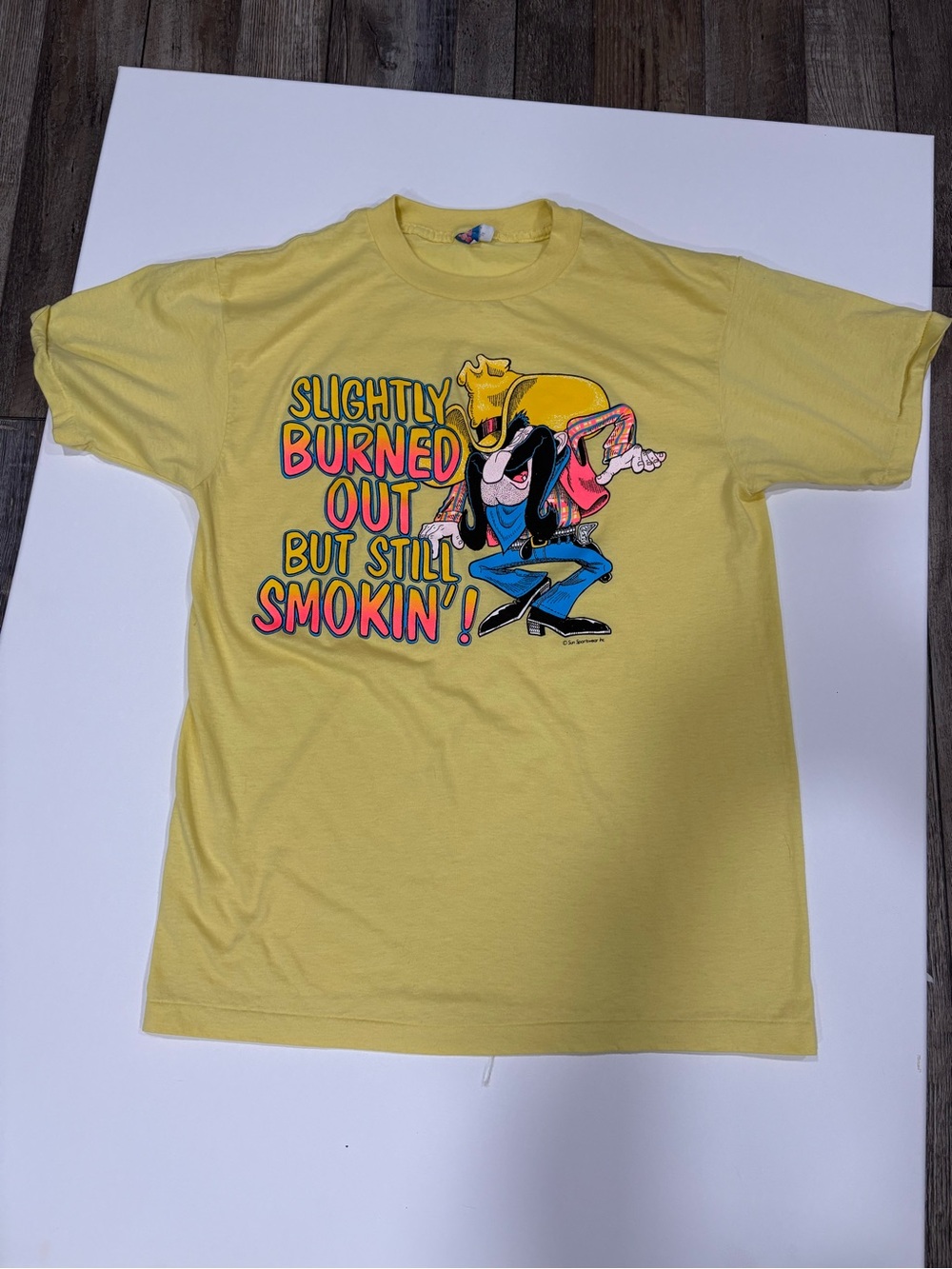 Genuine Vintage Sun Sportswear “Slightly Burned Out But Still Smokin” 80s/90s